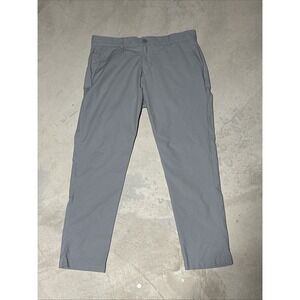 Mugsy Pants Men's Jacks Golf Gray Performance Tech Chino Size 36x30 Actual 36x32
